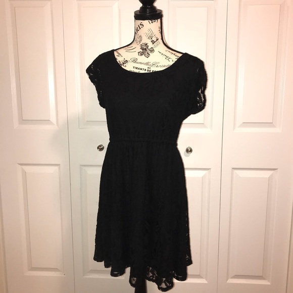 Xhilaration Black Lace Dress - Picture 2 of 6